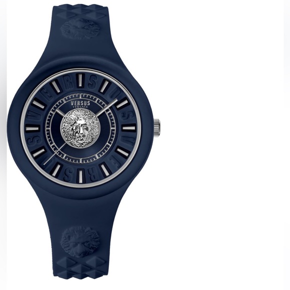 New VERSUS Versace Women´s Fire Island Lion Silicone...